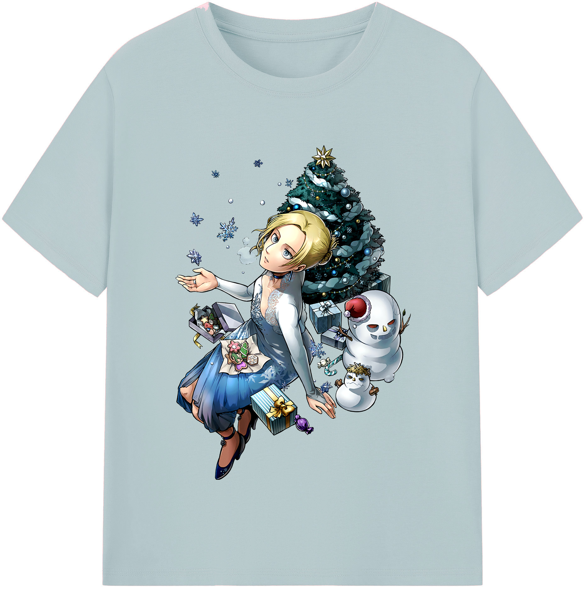 （画像用） 進撃の巨人 アニ・レオンハート Attack on Titan Annie Leonhart 綿100％半袖Tシャツ（フロントプリント）